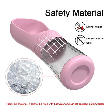Ultimate Portable Dog Water Bottle & Food Container - 2-in-1 Travel Dispenser for All Pets